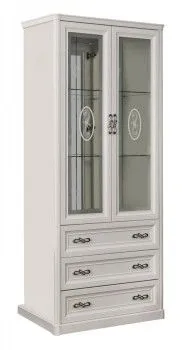 Витрина Мишель 2-ств белый матовый - Выставка Балашиха