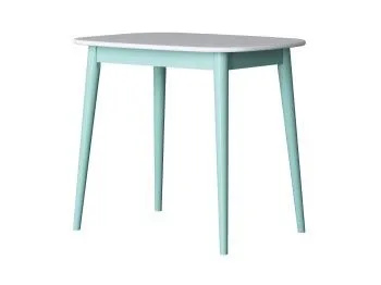 Стол KASPER (Белый - Бирюзовый)