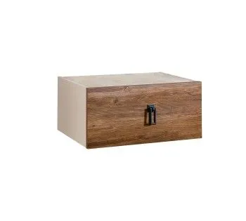 Тумба прикроватная Bogemia Fly Wood Fa (Слоновая кость) (Novabuk/Черный) БМТП-1