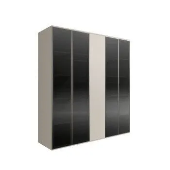 Шкаф 5-ти дв. Bogemia Air (Шелк/Серебро) БМШ2/5(4)