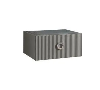 Тумба прикроватная Bogemia Fly Fillini (Серый) (Novabuk/Хром) БМТП-1