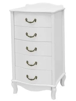 Комод Джульетта узкий 5 ящ.(молочный дуб)