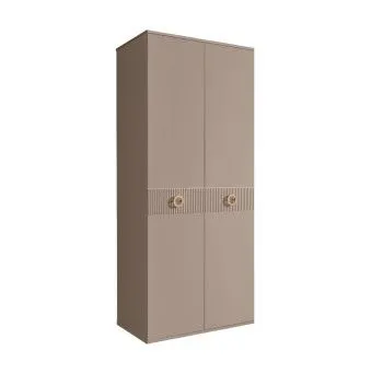 Шкаф 2-х дверный Bogemia Fillini (Мокка/Золото) БМШ2/2(Fi)