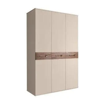 Шкаф 3-х дверный Bogemia Wood Wo (Ваниль/Золото) БМШ2/3(Wo)