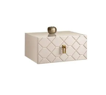 Тумба прикроватная Bogemia Fly Farfalle (Слоновая кость) (Lakobel/Золото) БМТП-1