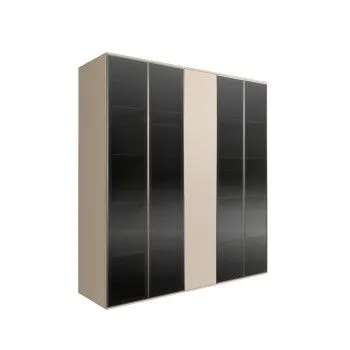 Шкаф 5-ти дв. Bogemia Air (Ваниль/Серебро) БМШ2/5(4)