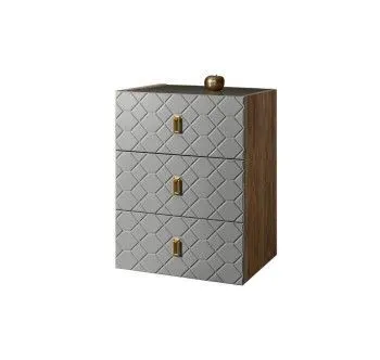 Комод Bogemia Woodline Fly Fa (Серый) (Lakobel/Золото) БМКМ-1