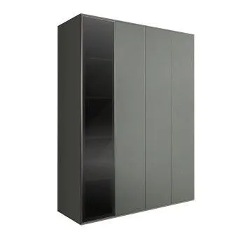 Шкаф 4-х дв. Bogemia Air (Серый/Серебро) БМШ2/4(1)