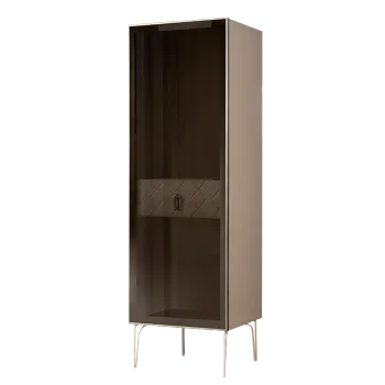 Витрина Bogemia Farfalle (Слоновая кость/Хром) БМВ1-1С(Fa)