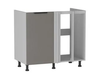 Стол под мойку угловой СМУ-100, Ватель (900*554*820) Экокожа Мокко, 23713