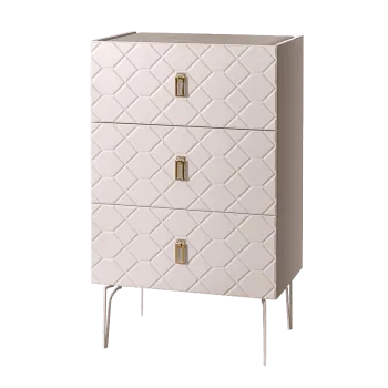 Комод Bogemia Farfalle (Слоновая кость) (Novabuk/Золото) БМКМ-1(Fa)