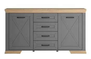 Тумба-комод Марсель KOM2D4S дымчатый алмаз