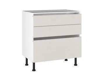 Стол с ящиками СЯ-80 Start Soft Boyard, Виста (800*523*870) Экокожа Белый, 26222