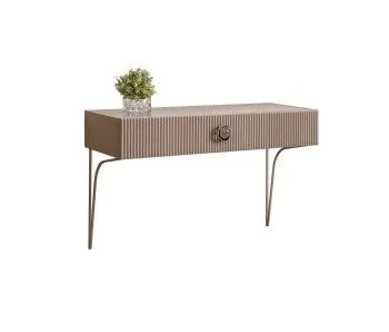 Стол туалетный (консоль) Bogemia Fillini (Мокка) (Lakobel/Хром) БМСТ-1(FI)