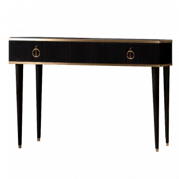 Лобня - Стол туалетный Римини СОЛО (черная золото) РМСТ-1 (s)