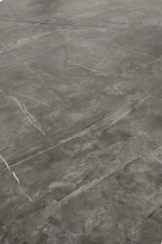 Стол обеденный Halmar CHARLES 180 раскладной (серый мрамор/черный) | изображение 8
