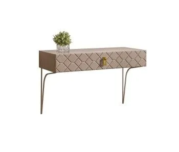 Стол туалетный (консоль) Bogemia Farfalle (Мокка) (Lakobel/Золото) БМСТ-1(Fa)