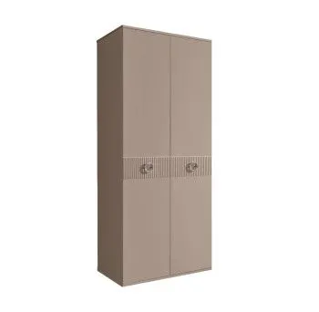 Шкаф 2-х дверный Bogemia Fillini (Мокка/Хром) БМШ2/2(Fi)