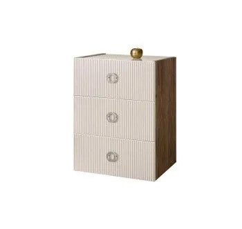 Комод Bogemia Woodline Fly Fi (Слоновая кость) (Lakobel/Хром) БМКМ-1