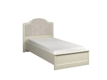 Кровать (каркас) Люкс 900, Сиена (1094*2110*1090) Береза бежевая, 12348