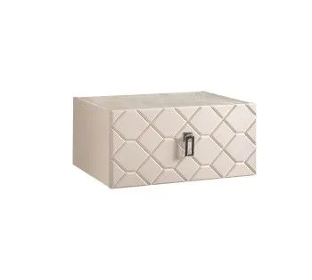 Тумба прикроватная Bogemia Fly Farfalle (Слоновая кость) (Novabuk/Хром) БМТП-1