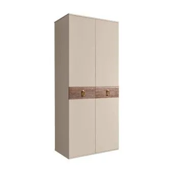 Шкаф 2-х дверный Bogemia Wood Fa (Ваниль/Золото) БМШ2/2(Wo)