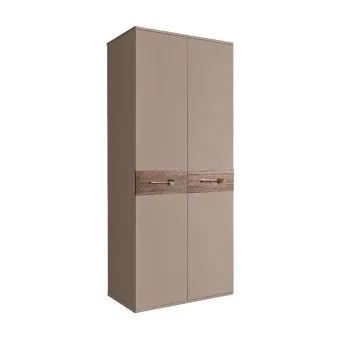 Шкаф 2-х дверный Bogemia Wood Wo (Мокка/Золото) БМШ2/2(Wo)