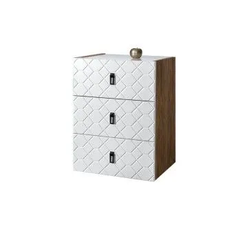 Комод Bogemia Woodline Fly Fa (Белый) (Lakobel/Черный) БМКМ-1