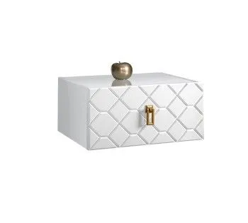 Тумба прикроватная Bogemia Fly Farfalle (Белый) (Lakobel/Золото) БМТП-1