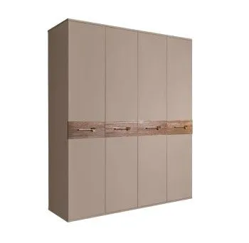 Шкаф 4-х дв. Bogemia Wood Wo (Мокка/Золото) БМШ2/4(Wo)