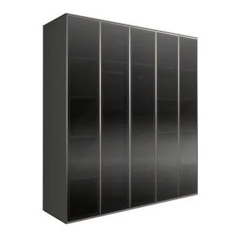 Шкаф 5-ти дв. Bogemia Air (Серый/Серебро) БМШ2/5(5)