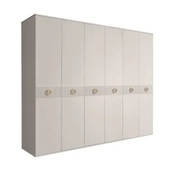 Шкаф 6-ти дв. Bogemia Fillini (Шелк/Золото) БМШ2/6(Fi)