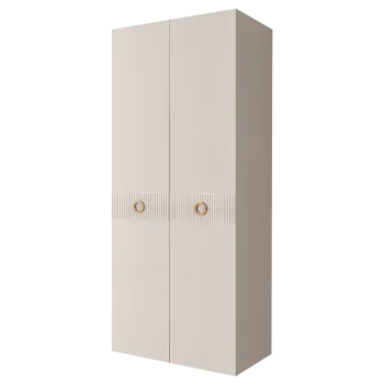 Шкаф 2-х дверный Bogemia Fillini (Слоновая кость/Золото) БМШ2/2(Fi)