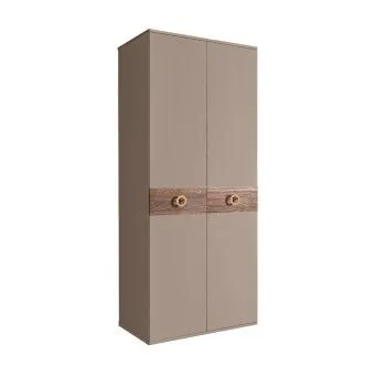 Шкаф 2-х дверный Bogemia Wood Fi (Мокка/Золото) БМШ2/2(Wo)