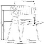Стул кухонный Halmar K426 (серый) | изображение 5