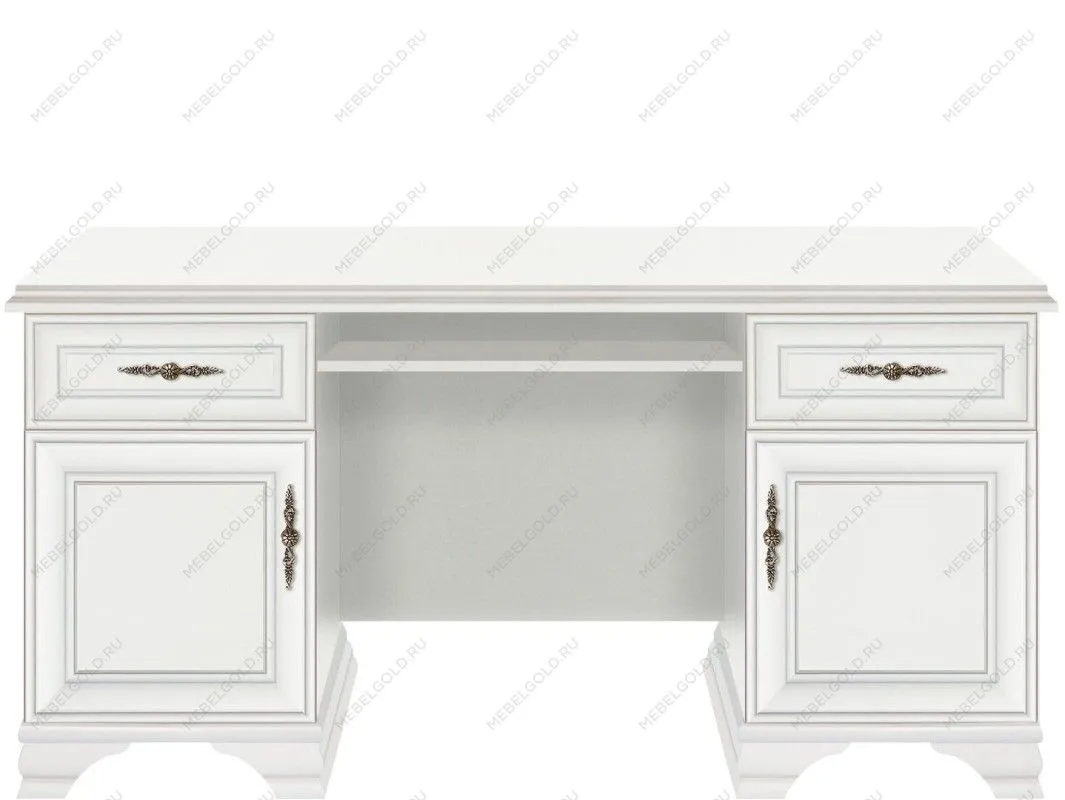 Стол письменный Кентаки BIU2D2S белый - Выставка Лобня