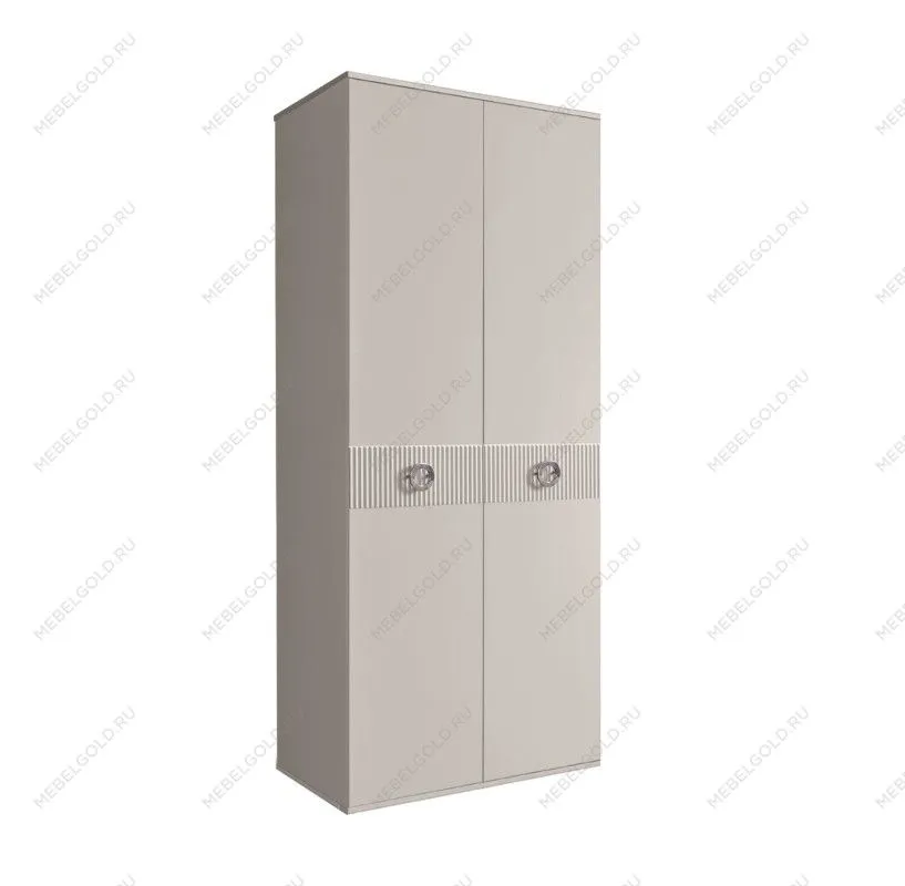 Шкаф 2-х дверный Bogemia Fillini (Шелк/Хром) БМШ2/2(Fi)