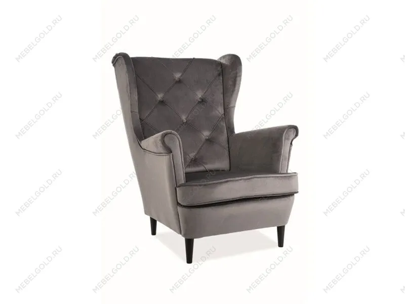 Кресло Signal LADY Velvet Bluvel 14 (серый)