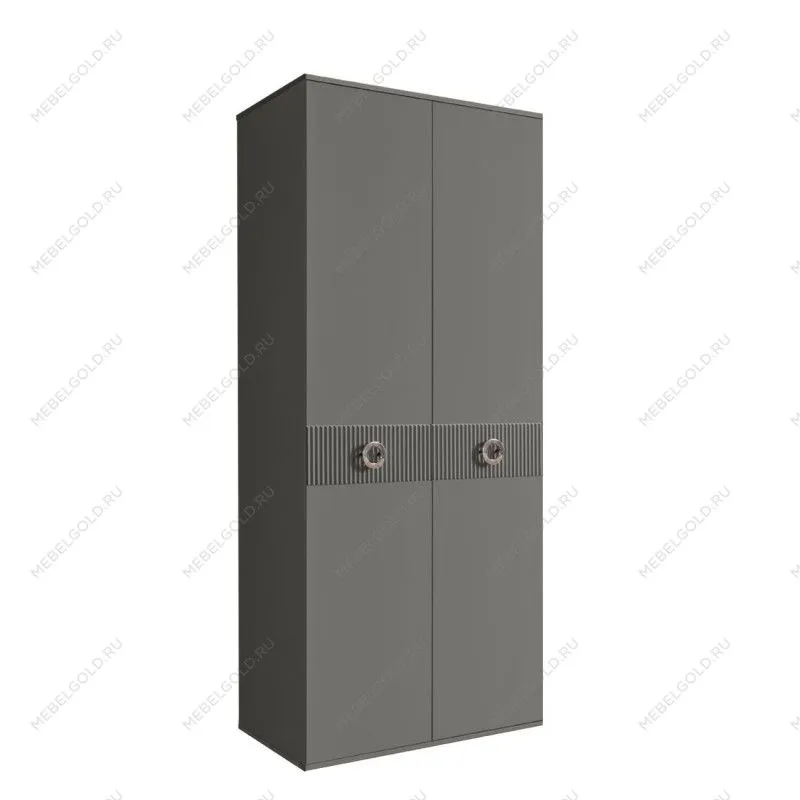 Шкаф 2-х дверный Bogemia Fillini (Серый/Хром) БМШ2/2(Fi)