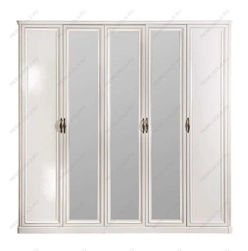 Шкаф Натали 5-дверный белый глянец | изображение 1
