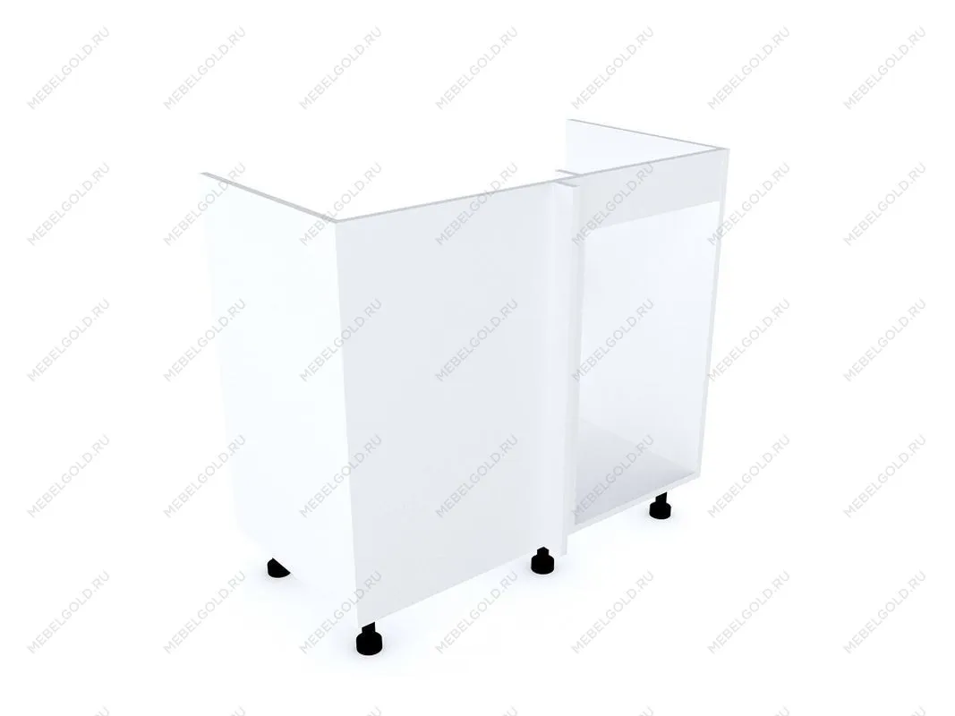 Стол под мойку угловой СМУ-100 правый, Канзас (900*470*820) Шалле Мореный, 20912 | изображение 1