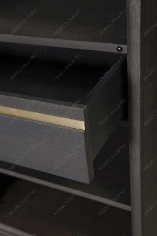 Витрина однодверная Сидней, дуб графит, левая | изображение 6