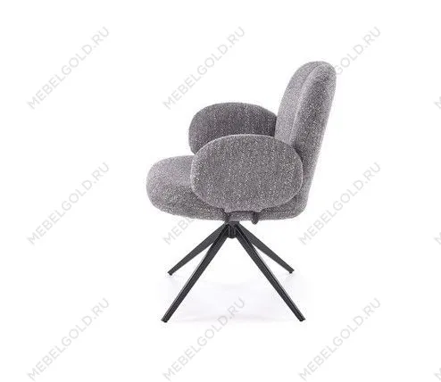 Стул кухонный Halmar K568 поворотный (серый/черный) | изображение 3