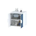 ПИКСИ шкаф распашной с 2 дверьми 60x57x63, озорной василек | изображение 2