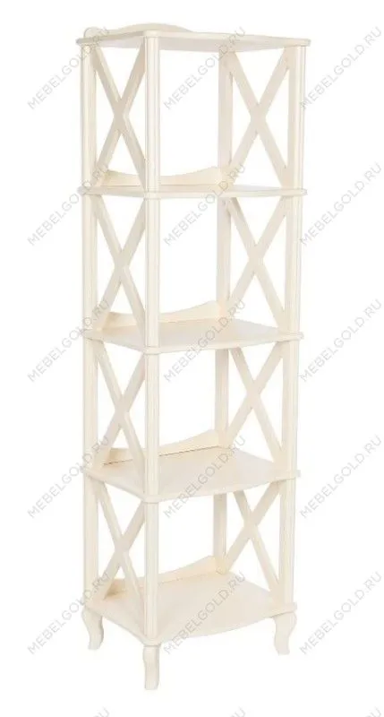 Этажерка-стеллаж Джульетта-4 (дуб шампань)