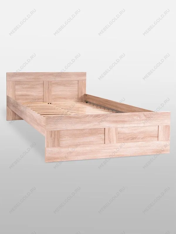 Кровать двуспальная Сириус, 140х200 см, дуб сонома | изображение 6