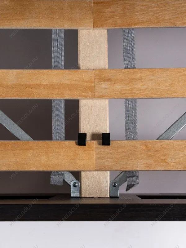 Кровать двуспальная Сириус, 180х200 см, черный, дуб венге | изображение 19