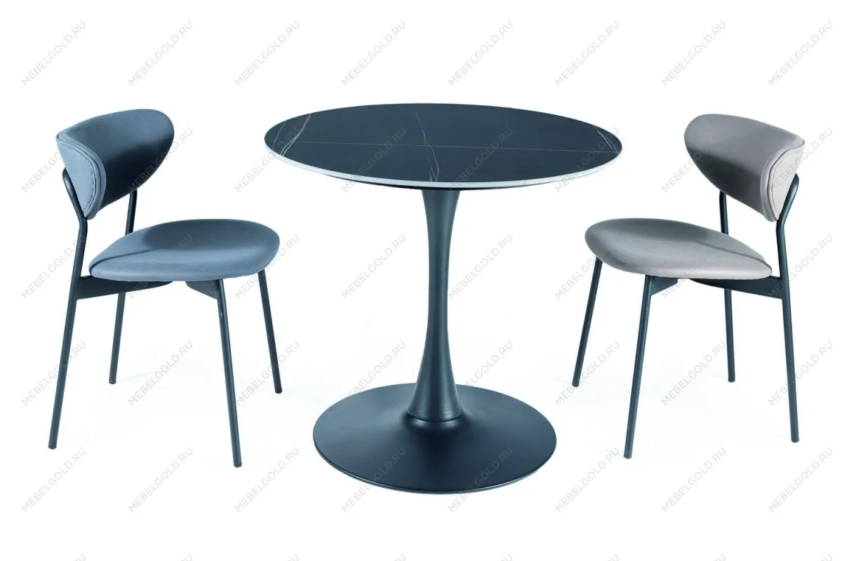 Стол обеденный Signal ESPERO (черный мат/черный мат) | изображение 1