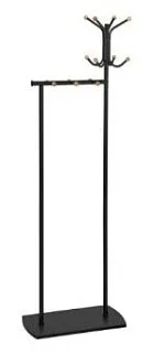 Вешалка для прихожей Signal SIMON (черный/бук)