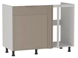 Стол под мойку угловой СМУ-120, Берта (1100*554*820) Мокко, 25120